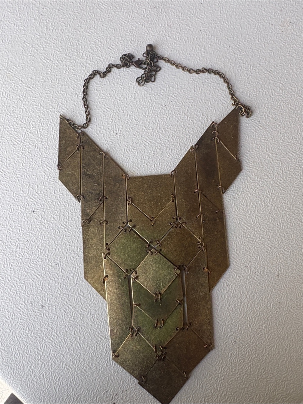 Gold-Tone Geometric Statement Necklace - Women Jewelry